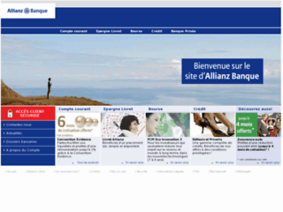 Détails : Credit, epargne, placement: toutes les solutions pour vos liquidités sur le site d'Allianz Banque