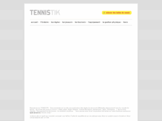 Détails : Tennistik
