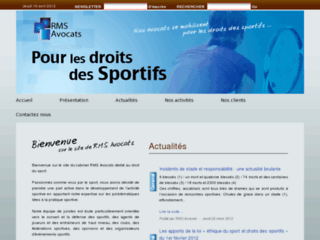 RMS Avocat - Avocat en droit du sport - Paris 