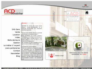 Détails : ACD Immobilier - Agence immobiliere dans le Gers