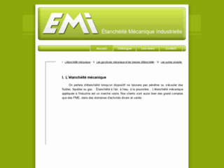 EMI France - Garniture mécanique, tresse d'étanchéité