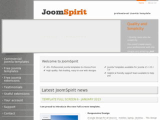 Template Joomla : JoomSpirit