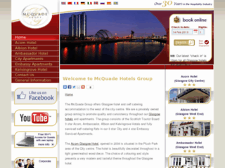 Détails : Groupe McQuade - Hôtels et Appartements à Glasgow