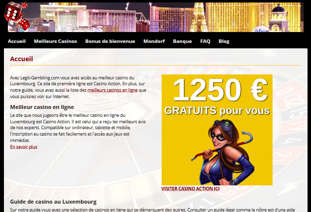Casino en Ligne Fiable et Légal au Luxembourg