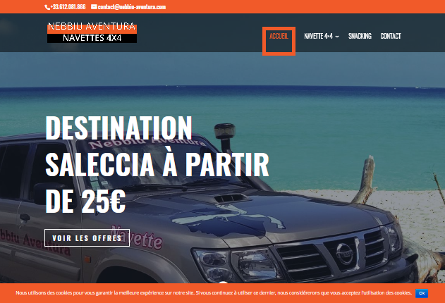 Détails : Off road plage Corse - 4x4 en Haute Corse